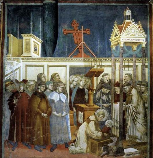 GIOTTO di Bondone Institution of the Crib at Greccio